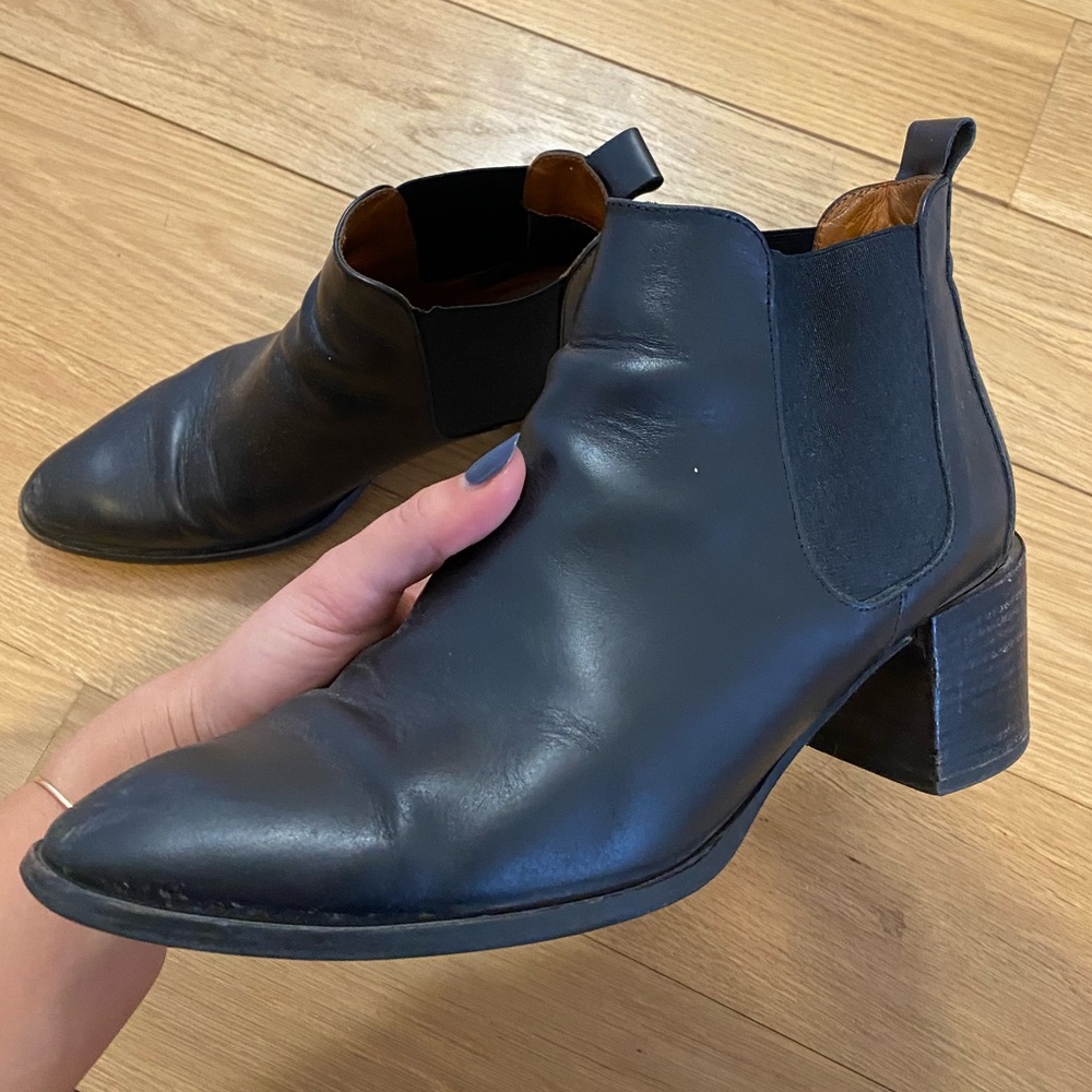 Black Everlane booties